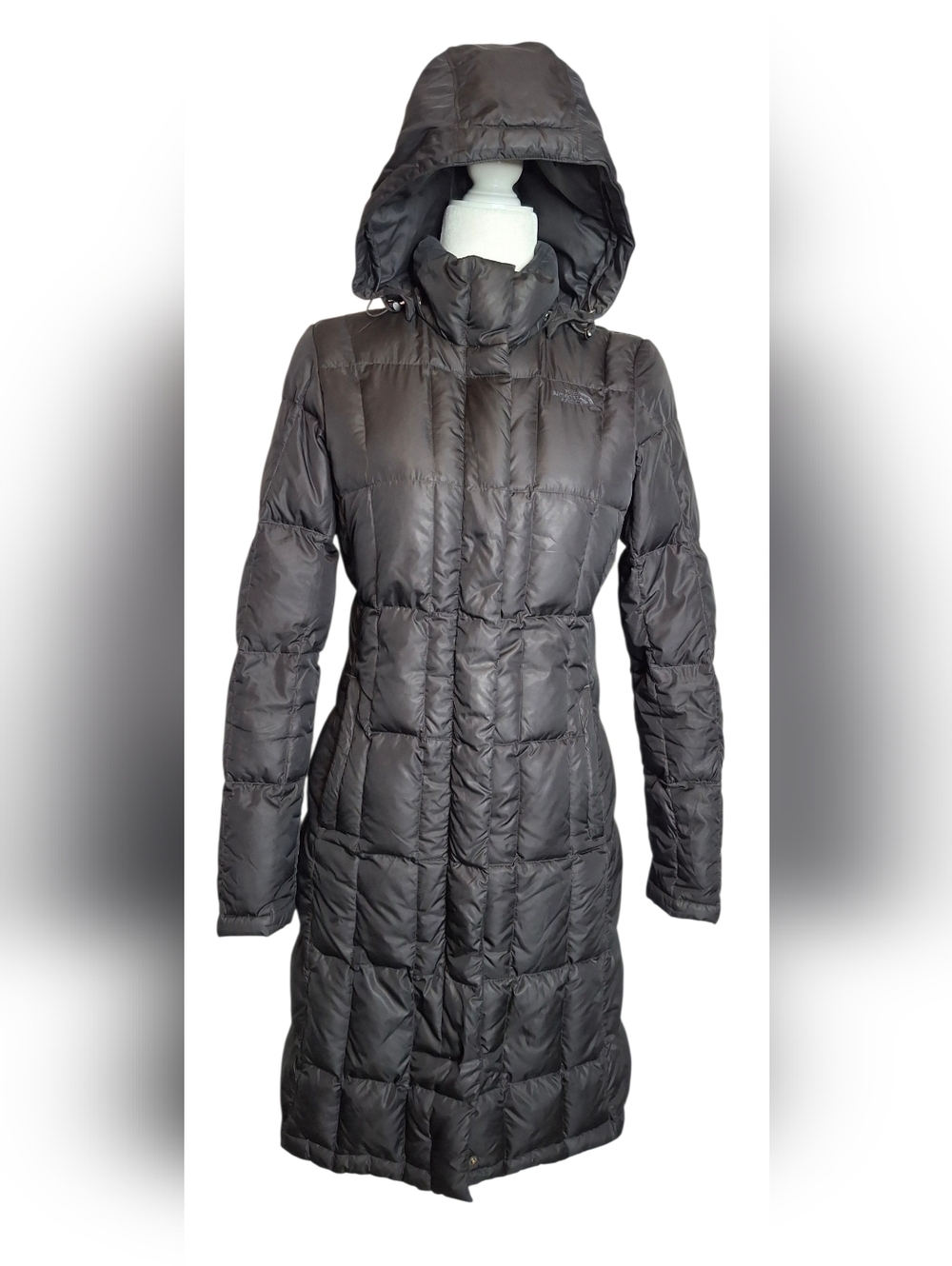 The North Face Metropolis Parka Womens Jacket Coat Goose Down Long Black  XS
